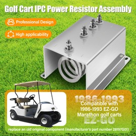 Snooweerin Replacement for 28197G01 IPC Genuine Golf Cart Resistor Assembly, Compatible with 1986-1993 Resistor Controlled EZ-GO Marathon Type Golf Carts