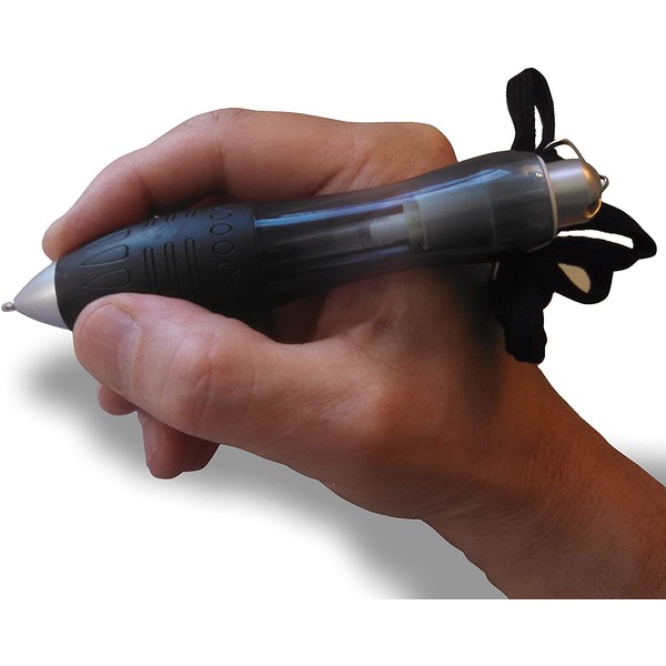Super Big Fat Pen for Arthritis (5 pack) Black Ink, Black Body + 5 Ink Refills