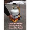 Umbro Tools A/C Refrigerant Recovery Cart for Cylinder Tank, Hand