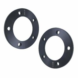 1/2" 5x5.5 Wheel Spacers - Wider Stance, Increased Clearance, Fits Jeep CJ Fits Dodge Ram Fits Ford Bronco Trucks - 1/2 Inch (50mm), 5x139.7 - Pair of 2 - Black