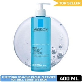 La Roche-Posay Toleriane Foaming Facial Cleanser, Oil-Free Face Wash - 400 ml