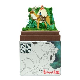 Sankei MP07-137 Studio Ghibli Mini Princess Mononoke Ashitaka Journey Papercraft
