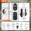 VEVOR Fingerprint Door Lock, with Fingerprint/Keypad Code/Key, One-Time and Anti-Peeking