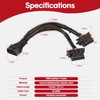 DearChan OBD2 Splitter Y Cable - ODB II Splitter Extension