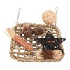 Bird Foraging Wall Toy Safety Parrot Woven Hanging Mat Climbing