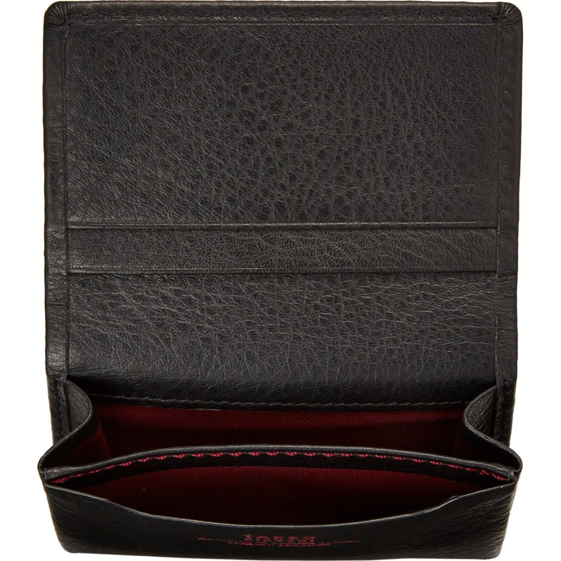 Takeokikuchi Men's Business Card Holder, Card Case, Molvid Series, Black