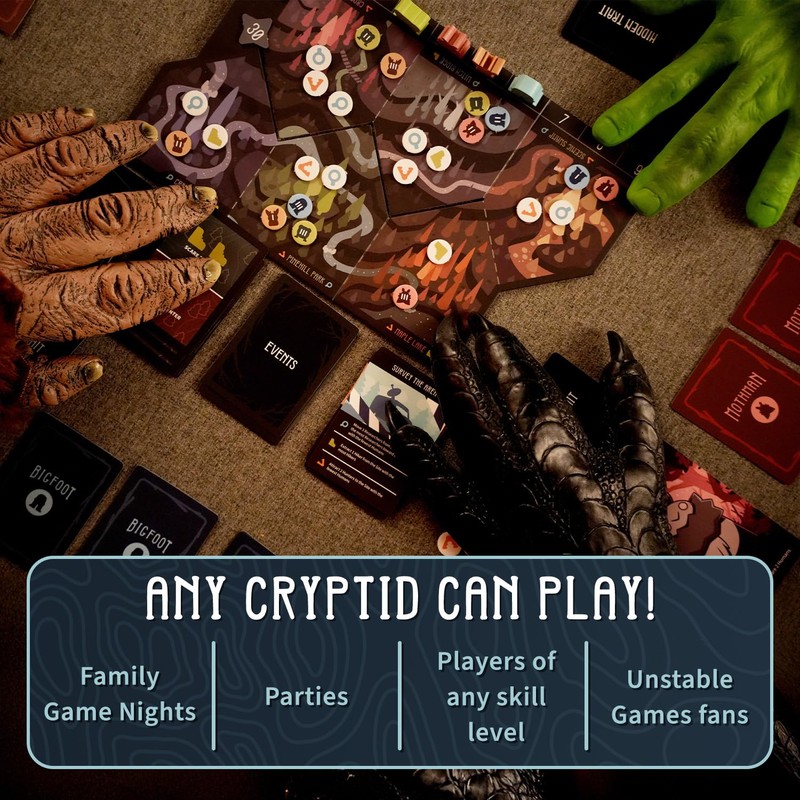 Unstable Games Twisted Cryptids Board Game - Strategy Card Game