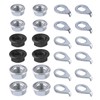 Pack of 12 Bicycle Axle Nuts, Flange Nuts, Flange Nuts