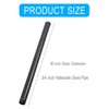 Niubid 10 Pack 3/4 Inches x 16 Inches Black Malleable