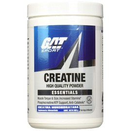 GAT SPORT 100% Monohidrato de creatina en polvo - 300 gr - 60 porciones - Para hombres y mujeres - Sin Sabor - 100'% Creatina Micronizada de alta pureza
