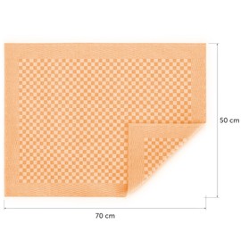 Blumtal Tea Towels Cotton 50 x 70 cm Set of 5 – Oeko-Tex Certified Kitchen Towels – Extremely Absorbent Tea Towels – Kitchen Towels Washable 95 °C – Tea Towel Orange