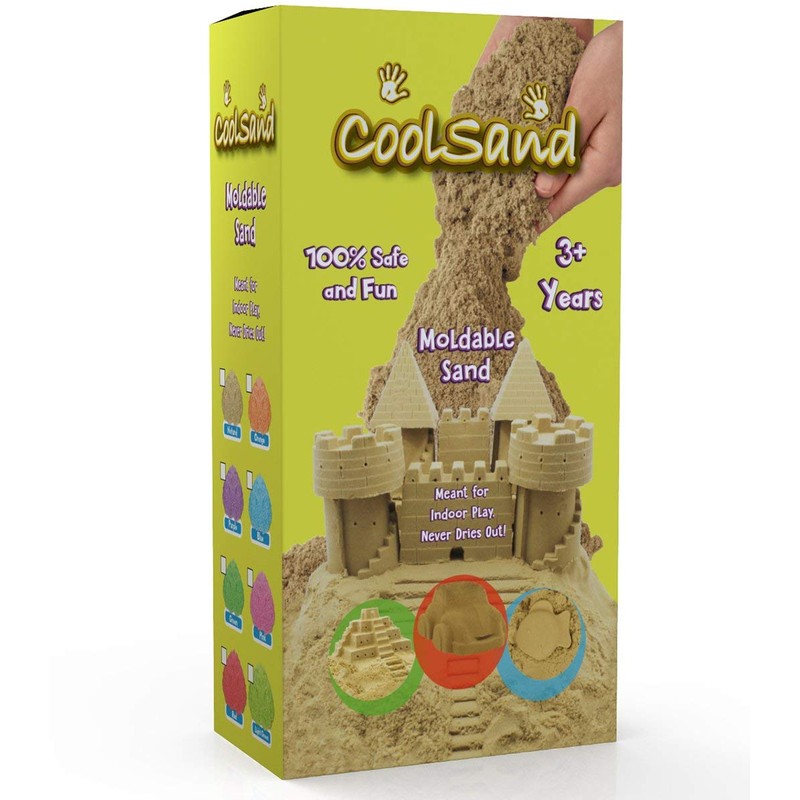 CoolSand 2 Pound Refill Pack - Moldable Indoor Play Sand