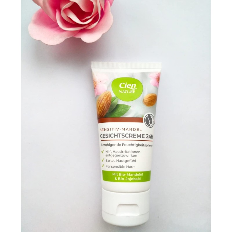 Cien Nature Sensitive Almond Face Cream 24 Hours 50 ml