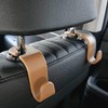 JQ Hook Car Headrest Brown Backrest Car 1P Hook / 후크 차량용 헤드레스트 브라운 등받이 자동차 1P 걸이