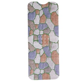 ENKOSI Bath Mat – Large 40 x 16 Inch Non-Slip Bathtub Mat with Secure Suction Cups & Drain Holes – Extra Long Bathroom Shower Mat for Tub with Stone Path Design (40x16 Stone Path)