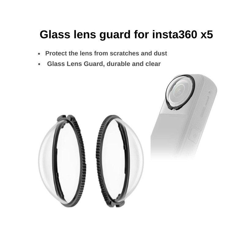 Fotoleey Protector Kit for Insta360 X5 - Hard Case+ Lens