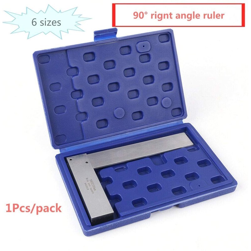 Vogueing Tool 90 Degree Engineers Steel, Square Ruler for Measuring