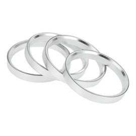 INFINAUTO Hub Centric Rings, 66.6mm ID to 75.1mm OD Vehicle Wheel Hubrings Aluminum Alloy, 4 Pcs