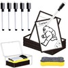 50 Pcs Reusable Dry Erase Token Cards with 5 Pcs