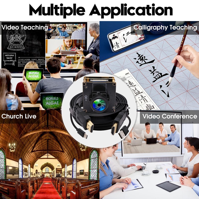 ELP HDMI USB Camera 4K Simultaneous Output Streaming Web H.265