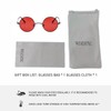 WDZAYXC Retro Classic Round Polarized Sunglasses with Metal Frame for
