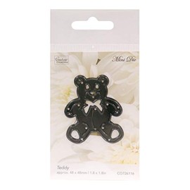 Couture Creations CO726116 Silhouette Mini Dies, us:one size, Teddy 1.8"x1.8"