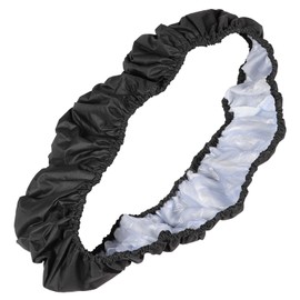 Abaodam 1Pc Trampoline Protector Cover Safety Round Sponge Replacement Durable Black Trampoline Accessories for Jumping Fun Easy to Install Diameter