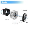 X AUTOHAUX 1 Set AC Compressor Clutch Kit Pulley Coil
