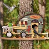 MIXUMON Bird Houses for Outside, Outdoor Bird House for Bird