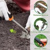 Gardena Garden Hand Weeder with Handle Rubber Handle, Premium Manganese
