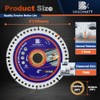 BRSCHNITT Indestructible Disc for Grinder 4inch 2pcs-7/8 Arbor Multifunctional Cutting