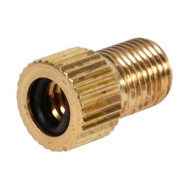 Presta to Schrader Valve Adapter for Bicycle, Brass Schrader Valve Converter; for Bike Pump Compressor, Fixie Air Pump Adaptor Presta for Road Bike Mountain Bike 12 Pack