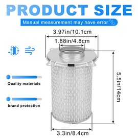 Yerbay Air Filter for Suzuki GS500E 1988-2002/ GS500F 2004-2010/ GV700GL Madura 700 1985/ GV1200GL Madura 1200 1985-1986 13780-01D00 HFA3500 3