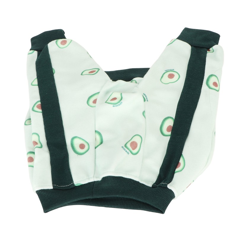 Pet Long Sleeve Pajamas Breathable Soft Elastic Cute Avocado Print