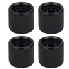 4 Pcs Electric Bass Knob Dome Metal High End Shell