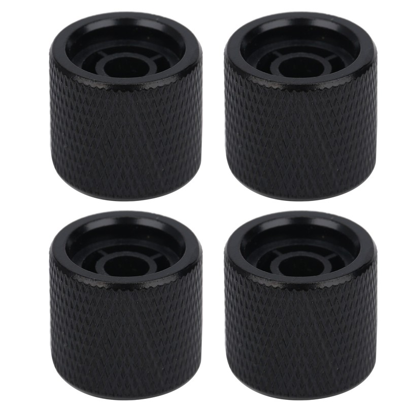 4 Pcs Electric Bass Knob Dome Metal High End Shell