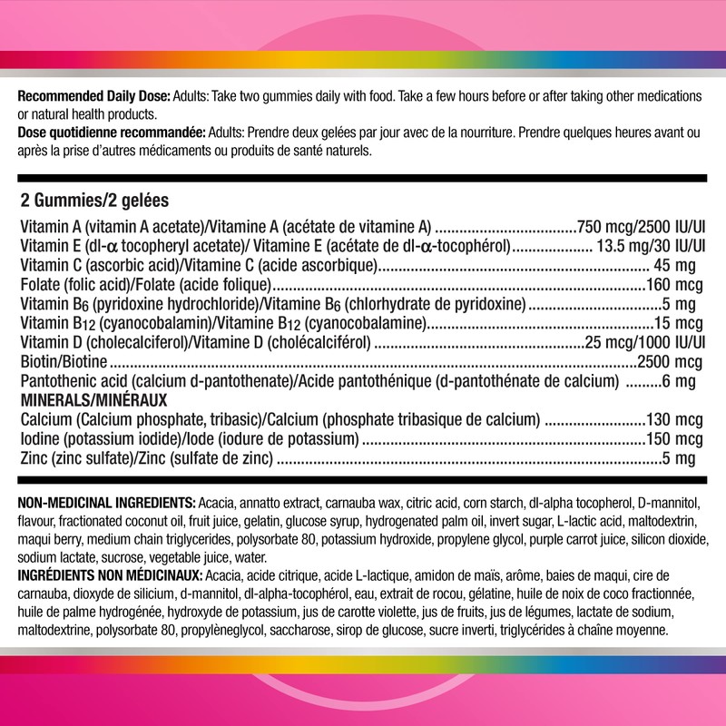 Centrum MultiGummies, Multi+Beauty Multivitamin Gummies, Hair, Skin & Nails Vitamins