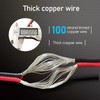 Pixelman (14AWG 2.5ft Red/Black) RCA to Speaker Wire,Speaker Bare Cable