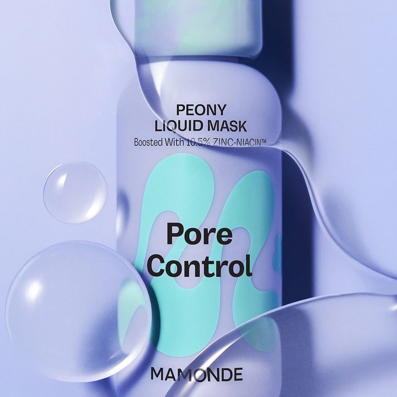 Mamonde Flora Glow Rose Liquid Mask 80ml + Pore Control