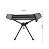 MERIGLARE Folding Foot Rest Travel Antislip Feet Leg Rest Foldable