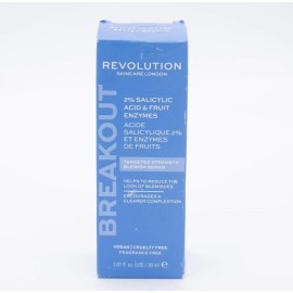 Revolution Skincare London Breakout Blemish 2% Salicylic Acid Serum, 1.01 fl oz