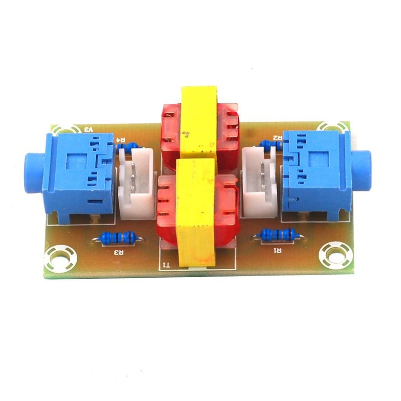 Hailege XH-M372 Stereo Audio Isolator Current Noise Isolation Transformer Coupler