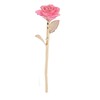 24K Gold Rose Dipped Golden Leaves Girlfriend Wife Valentine's Day