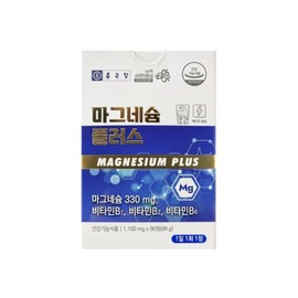 Jongkundang 종근당 마그네슘 플러스 1100mg 90정 3달분 Jongkundang Magnesium Plus 1100mg 90 Tablets 3-Month Supply