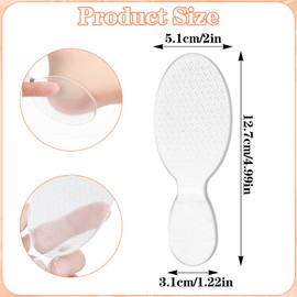 Glass Foot File, Callus Remover, Foot File with Nano-Level Grinding Points, Feet Scrubber, Dead Skin Scraper, Feet Care Pedicure Tool for Cracking, Wet and Dry Feets