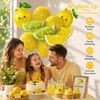 Lemon Foil Balloons 10Pcs Lemonade Balloons Set for Summer Party