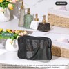 Sweetude 4 Pack Large Mesh Shower Caddy Portable Toiletry Tote
