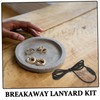 Gatuida 30Sets Breakaway Clasp Lanyard Kit with Nylon String Cords