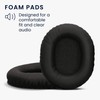 kwmobile 2 x Ear Pads Compatible with AudioTechnica ATH-M70x Pads,