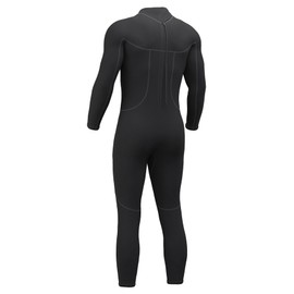 Hevto Men Wetsuits 3/2mm Neoprene Back Zip Fullsuit Wet Suit Keep Warm for Surfing Swimming SUP Snorkeling Diving (M2B-Black, M)
